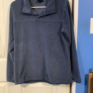 32 Degree Heat Smoky Blue Fleece Pull over Sweater Size S